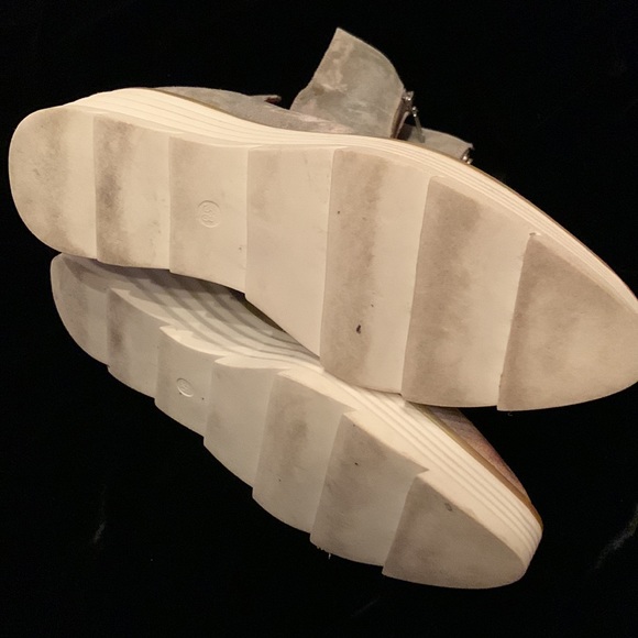 Italian Papucei wedge boots, kinda like Fly London, 38. - Picture 3 of 9